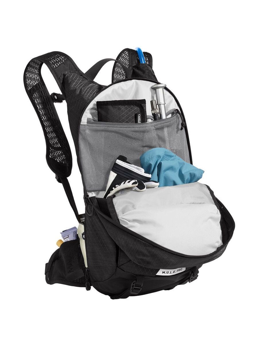 Camelbak Damen M.U.L.E. Pro Trinkrucksack 14 L + 3 L Reservoir, black/white - Bild 6