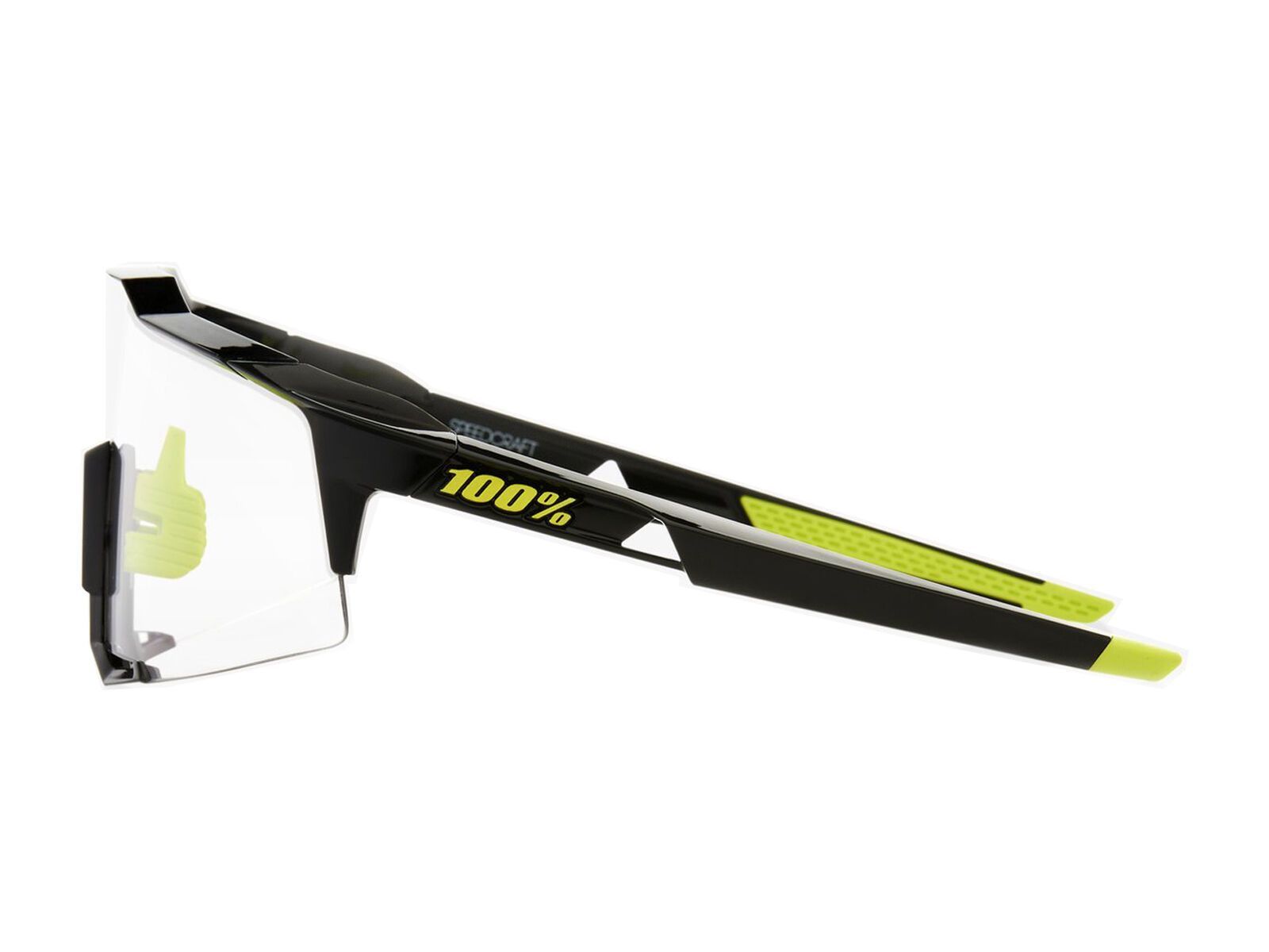 100% Speedcraft Photochromic Clear/Smoke, gloss black - Bild 3