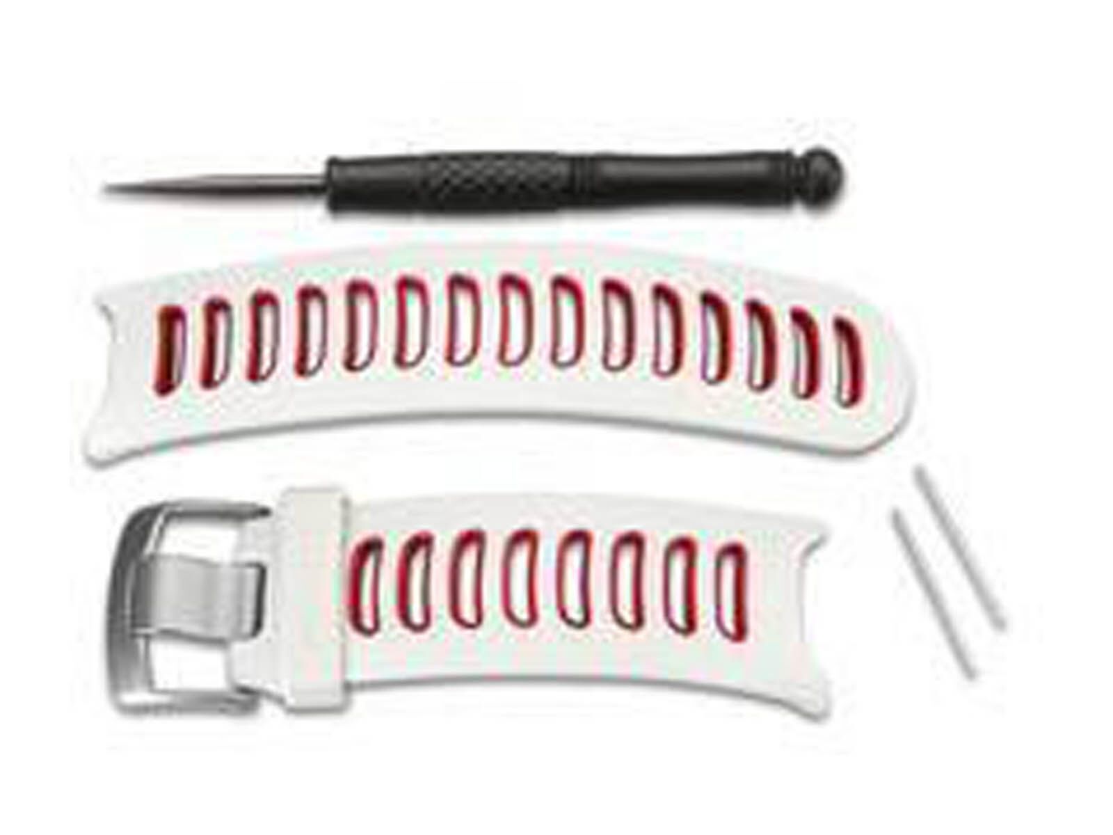 Garmin Approach S3 Ersatzarmband, weiß/rot - Bild 1