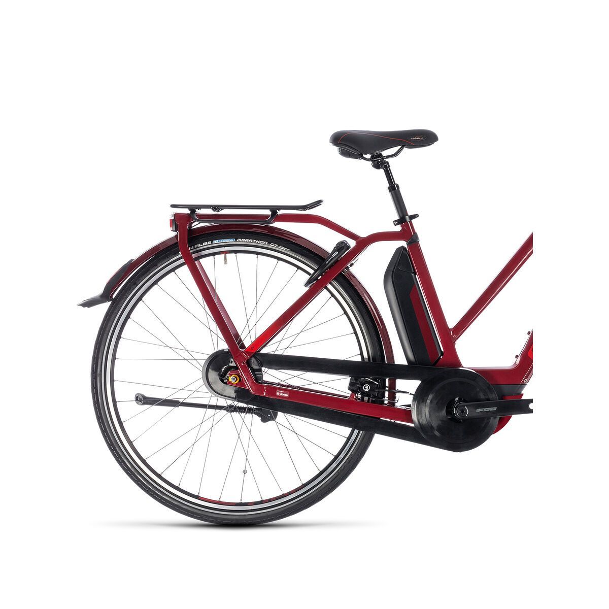 Cube Town Hybrid Pro 400 Trapeze, darkred´n´red - Bild 5