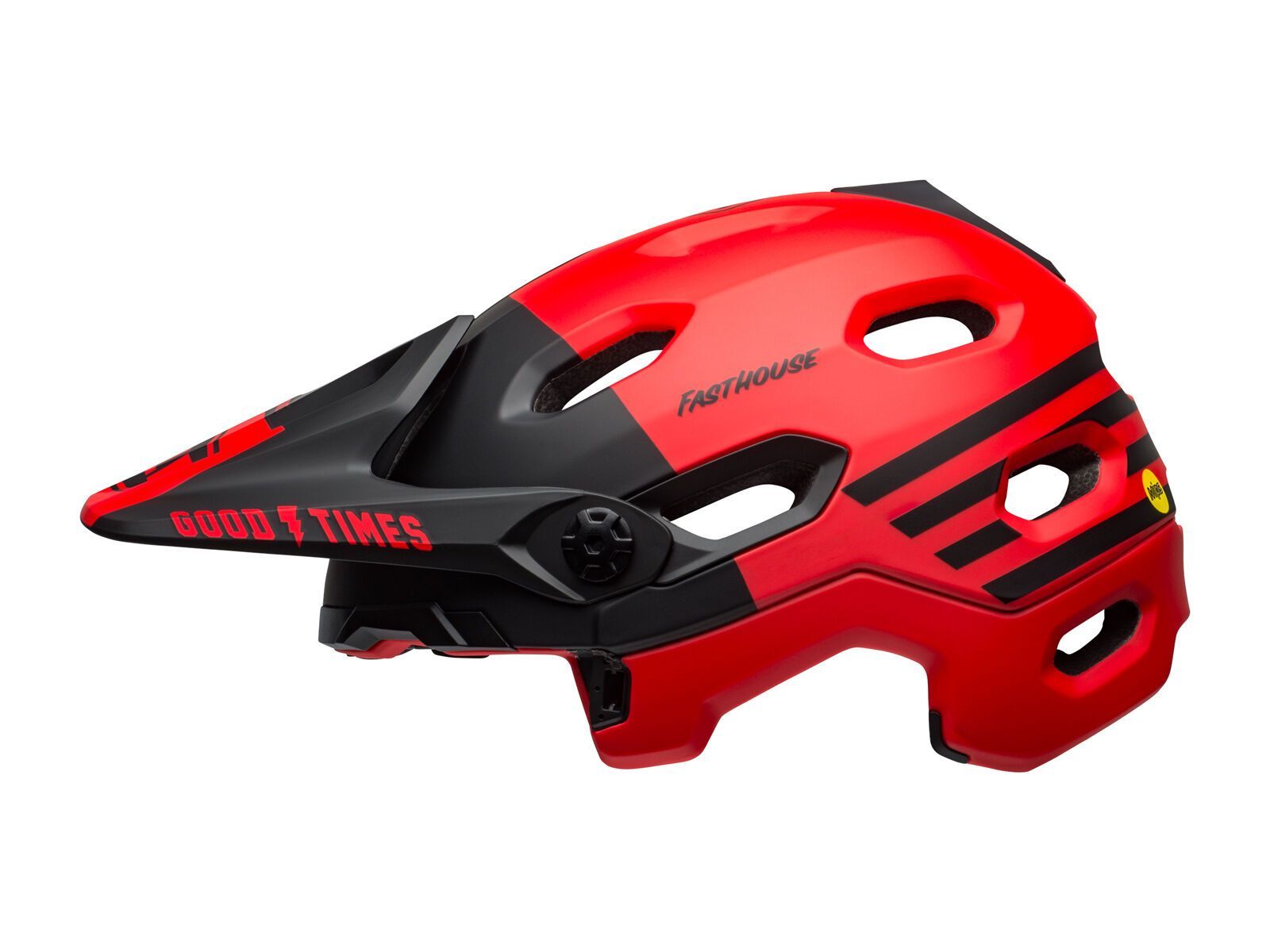 Bell Super DH Spherical MIPS Fasthouse, matt/gloss red/black - Bild 7