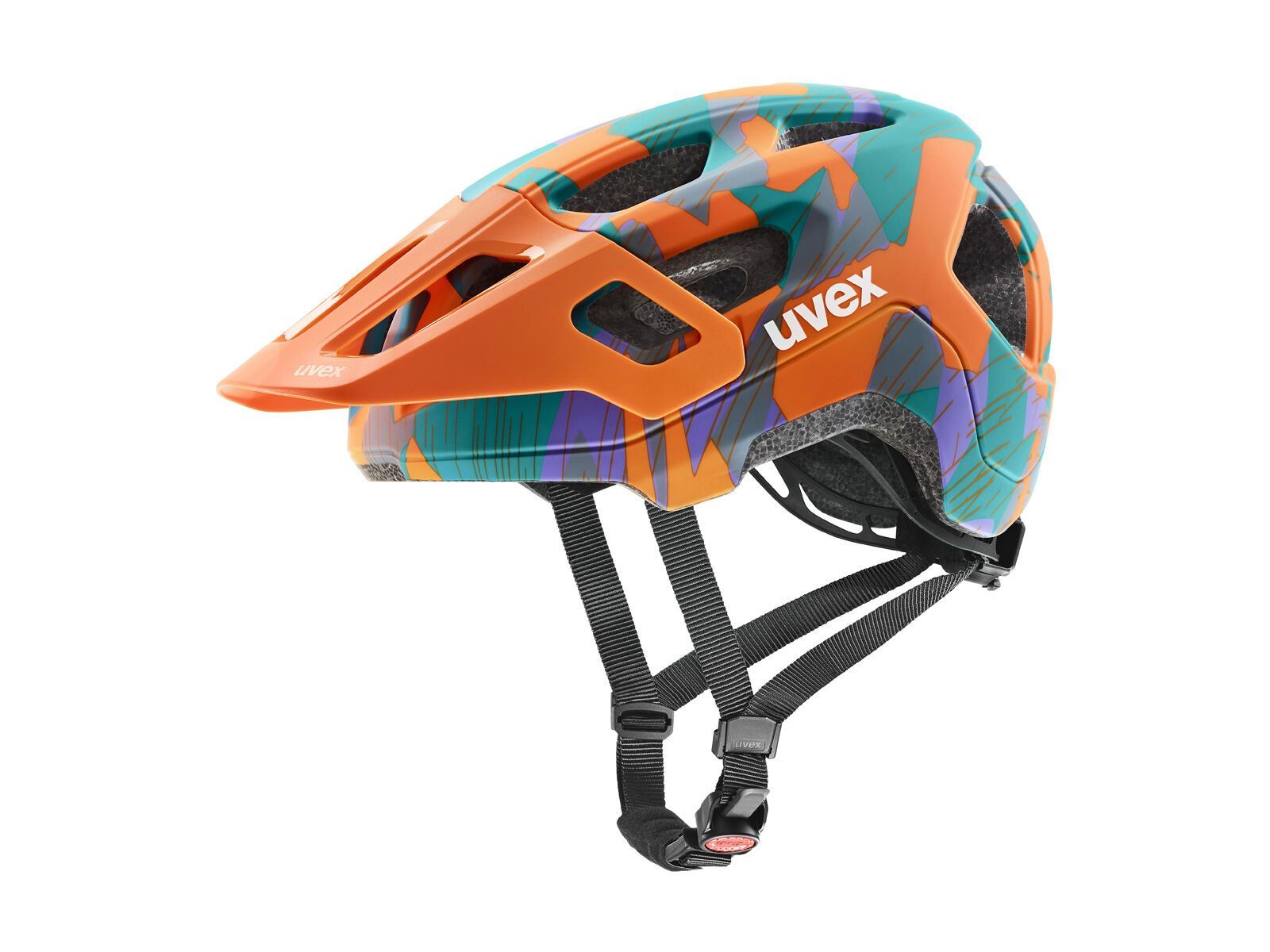 uvex react jr., papaya camo matt - Bild 1