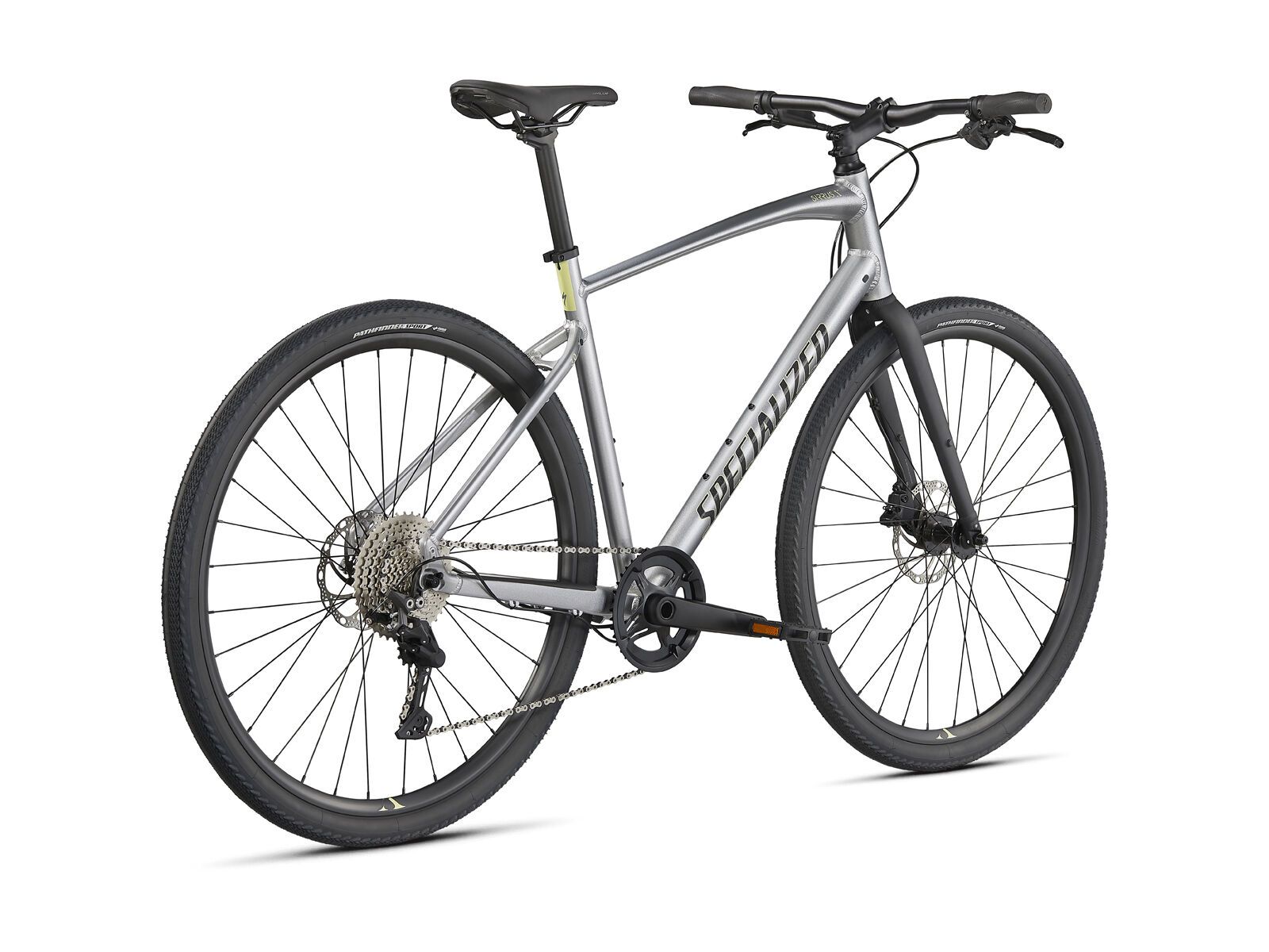 Specialized Sirrus X 3.0, gloss flake silver/ice yellow/satin black reflective - Bild 3