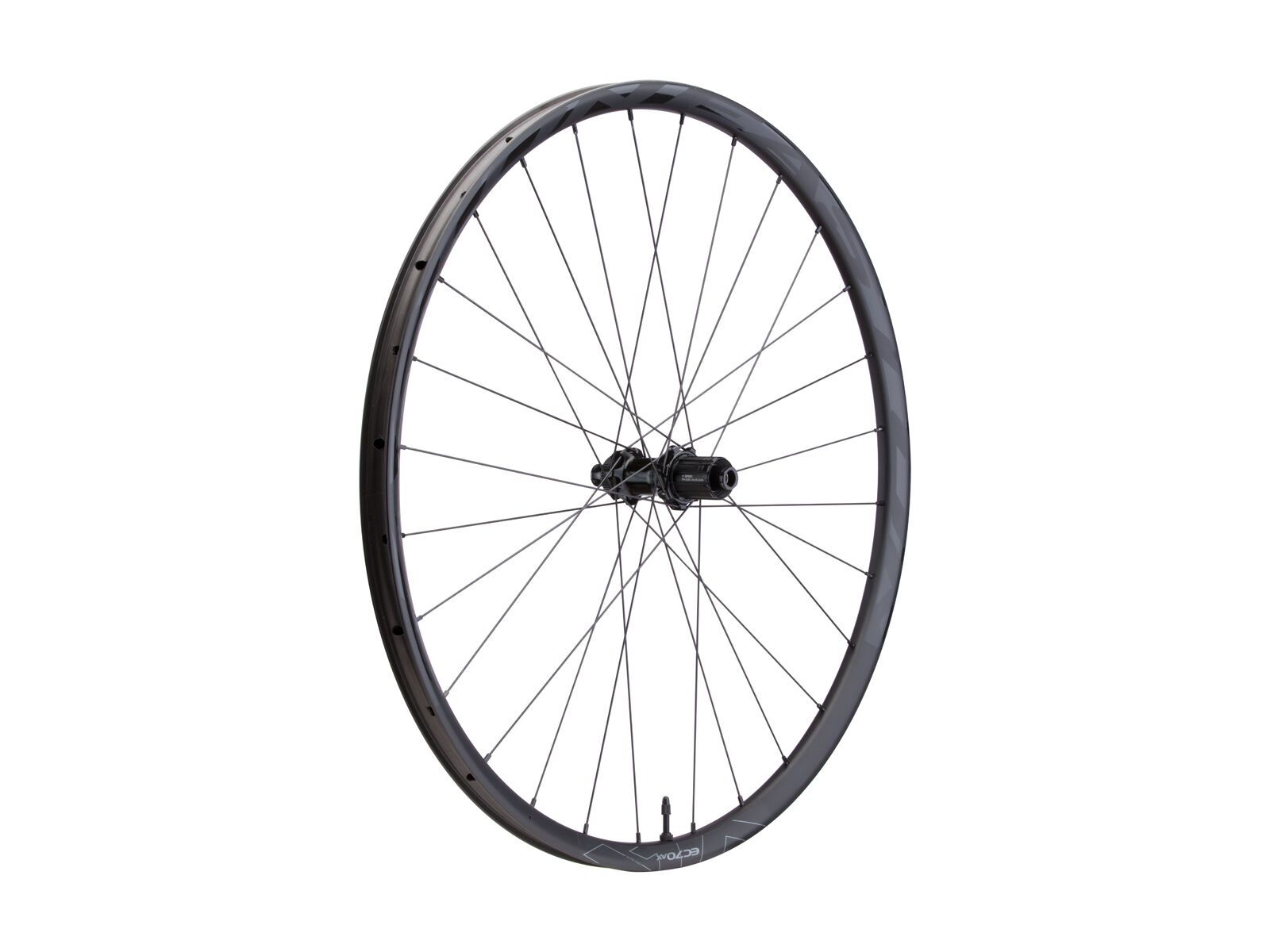 Easton EC70 AX Disc Wheel - 700C / QR/12x142 mm / Shimano, gloss carbon/vinyl decals - Bild 1