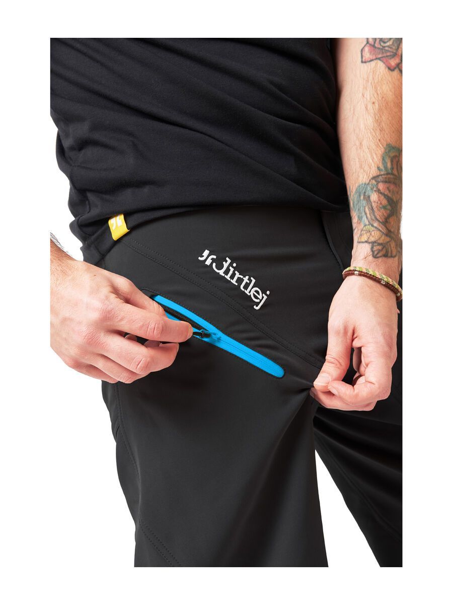 dirtlej Trailscout Summer Men Black, black/blue  - Bild 2