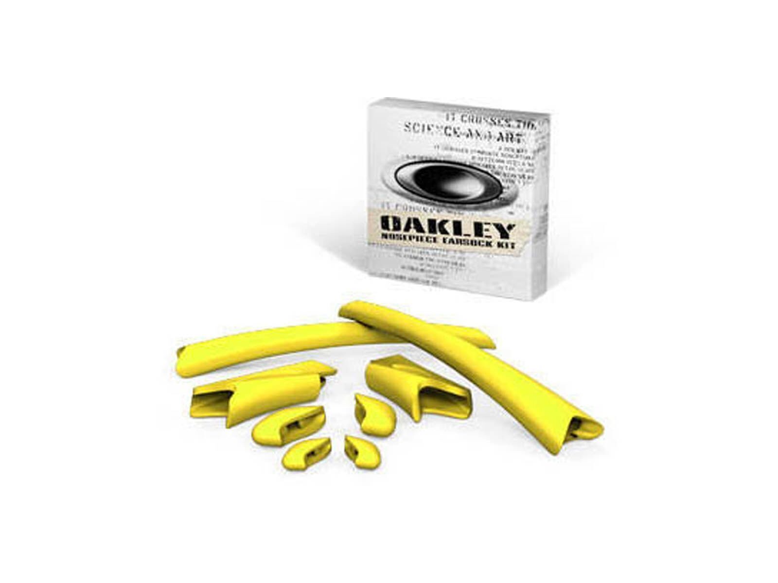 Oakley Flak Jacket Earsocks & Nosepieces, Lemon Peel - Bild 1