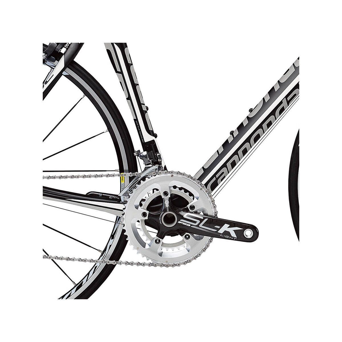 Cannondale Synapse Hi-Mod 3 Ultegra Compact, exposed carbon w/ fine silver magnesium white matte - Bild 2