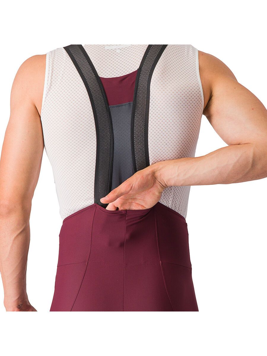 Castelli Espresso Bibshort, deep bordeaux - Bild 7