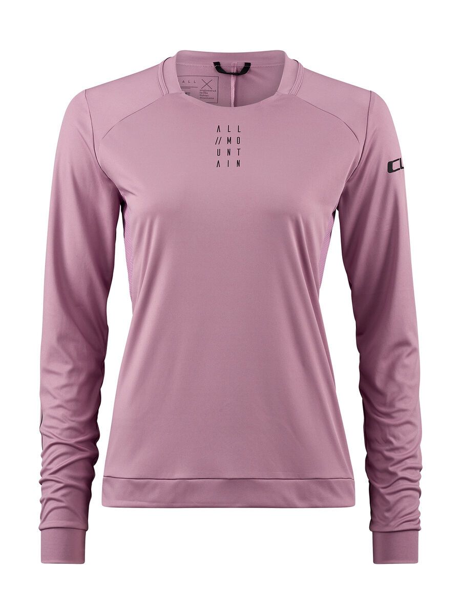 Cube WS AM Rundhalstrikot langarm, rose - Bild 1