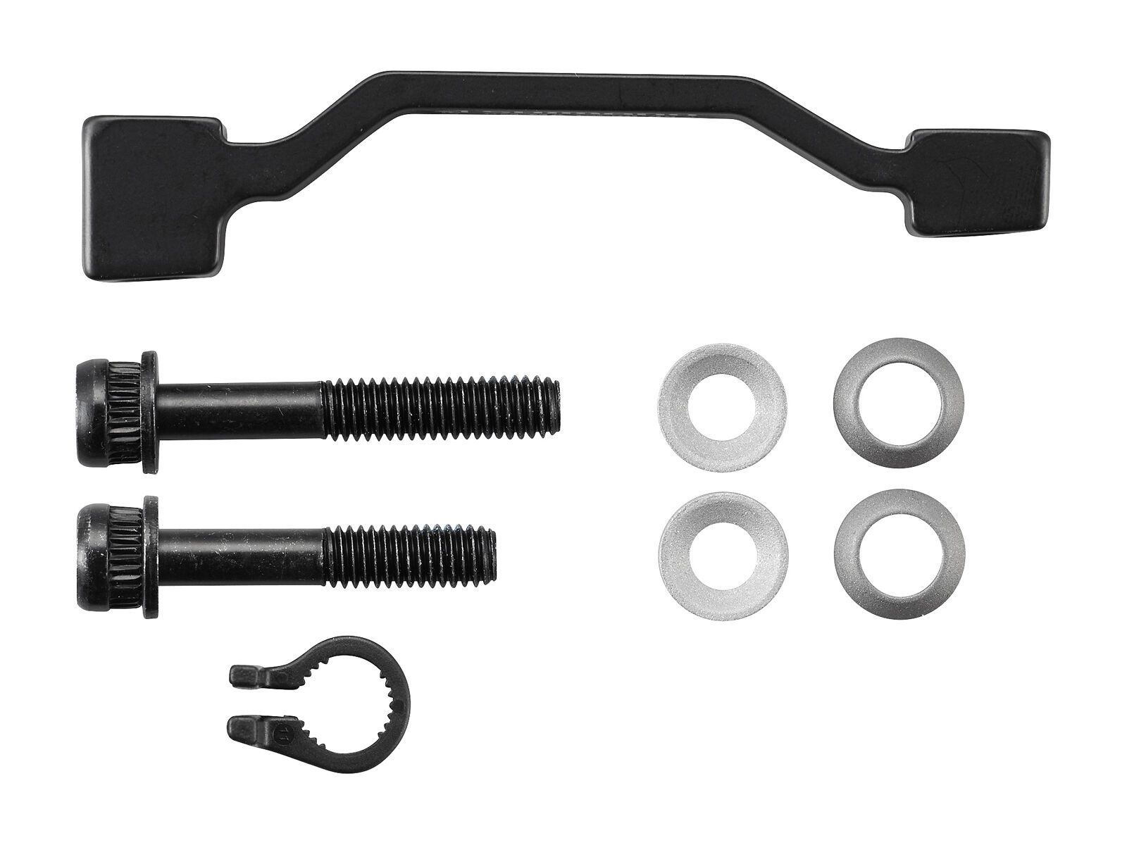 Shimano Scheibenbremsadapter von PM-Bremssattel auf PM-Gabel/-Rahmen - vorne o. hinten / 200 auf 220 mm - Bild 1