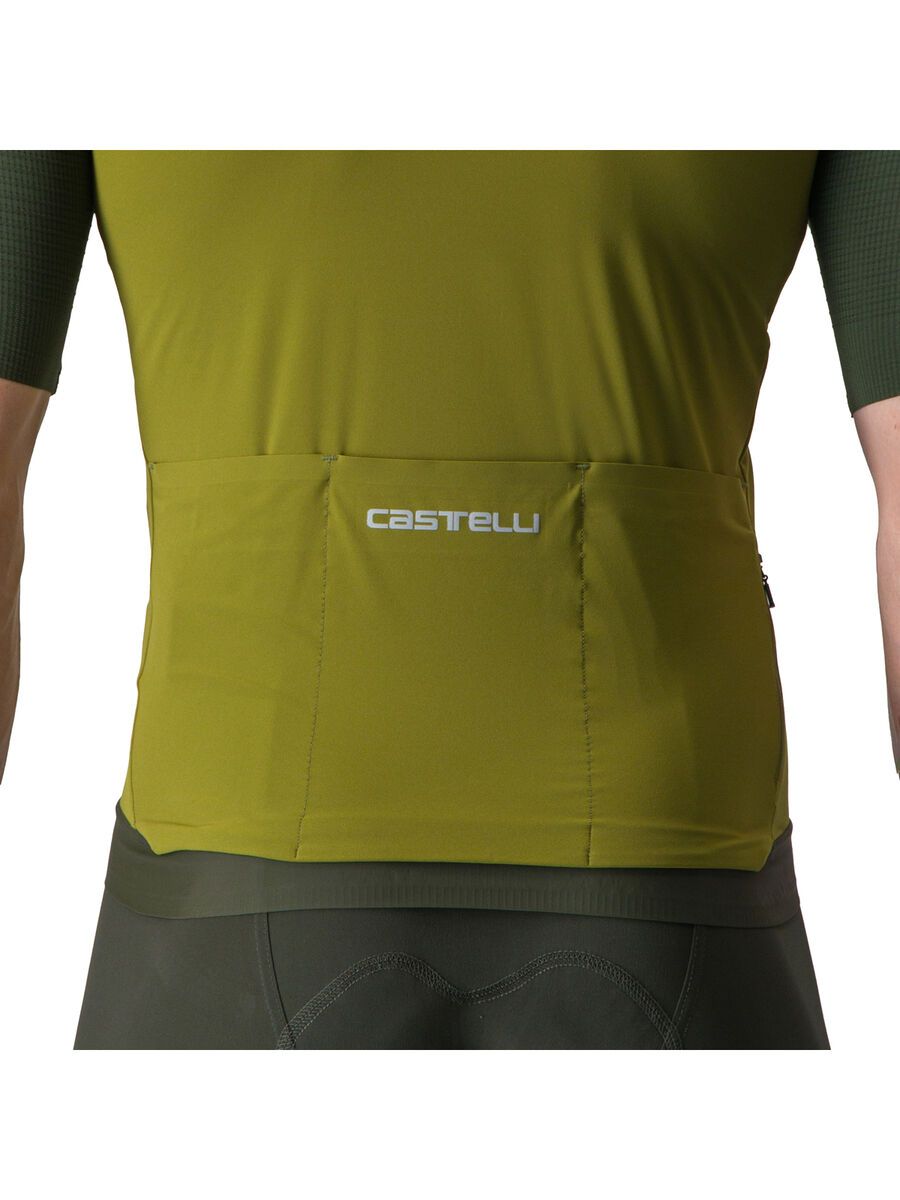 Castelli Premio Black Jersey, avocado green/deep green - Bild 5
