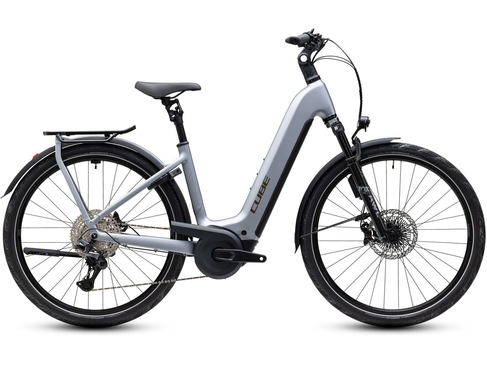 Cube Kathmandu Hybrid EXC 800 Easy Entry, slategrey´n´chrome - Bild 1
