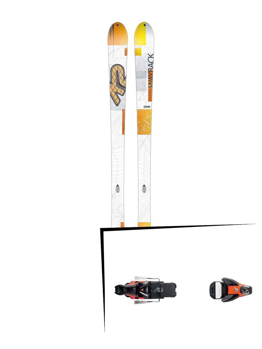 K2 SKI Set: Wayback 82 2016 + Salomon STH2 WTR 16 - Bild 1