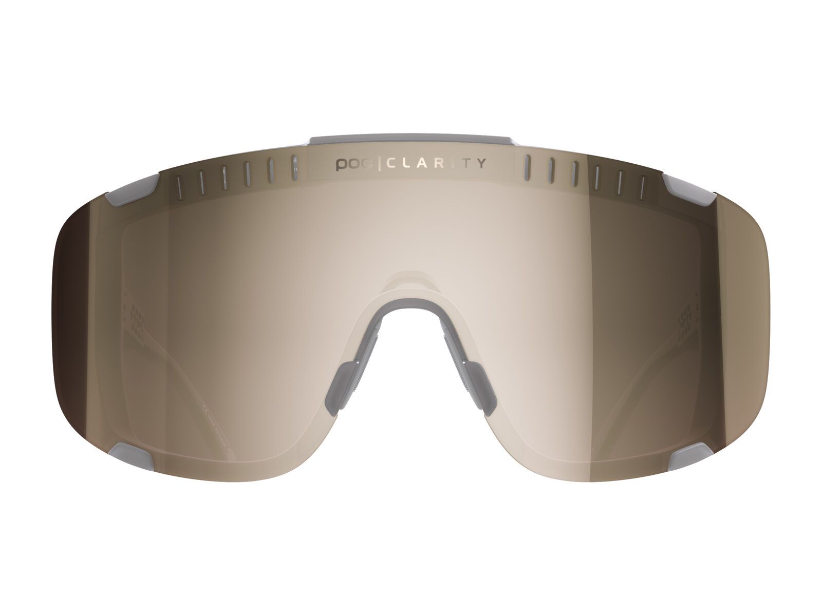 POC Devour Clarity Brown/Silver Mirror, moonstone grey - Bild 2