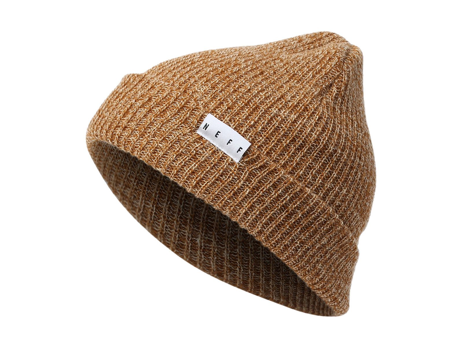 Neff Fold Heather Beanie, brown/twill - Bild 1