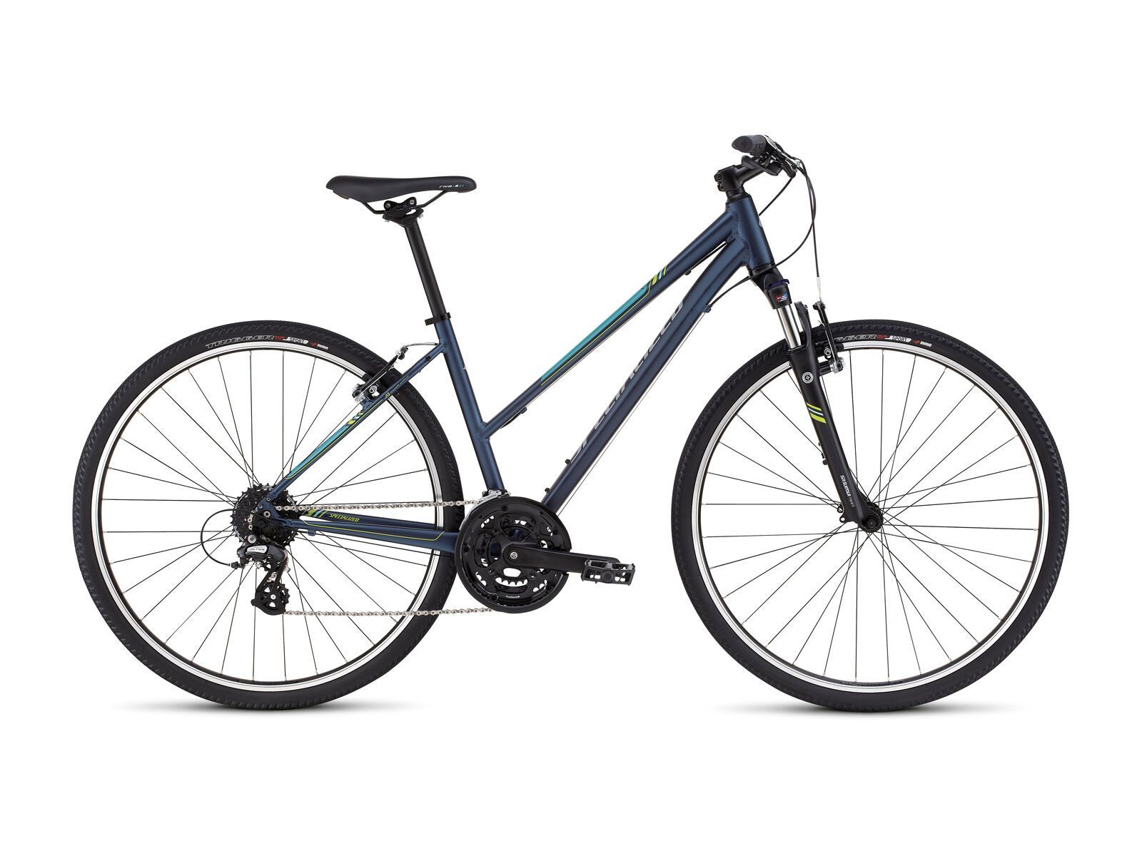 Specialized Ariel Step Through, satin navy/light pearl turquoise/pearl hyper green - Bild 1