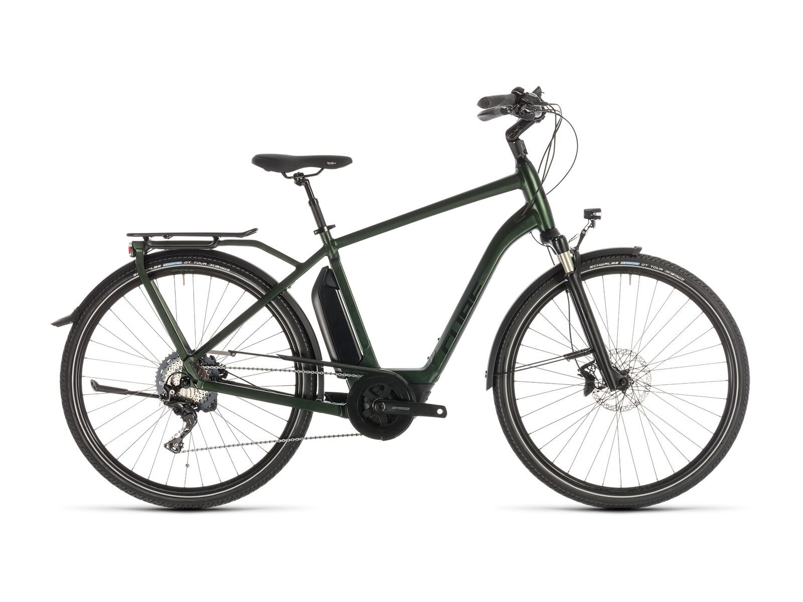 Cube Town Sport Hybrid EXC 500, green´n´black - Bild 1