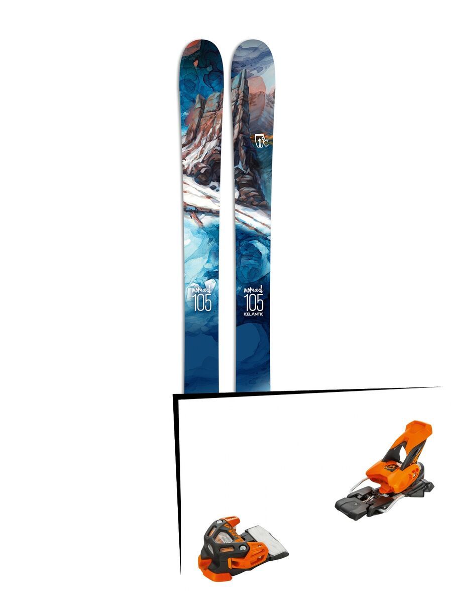 Set: Icelantic Nomad 105 2017 + Tyrolia Attack 16 (1715200) - Bild 1