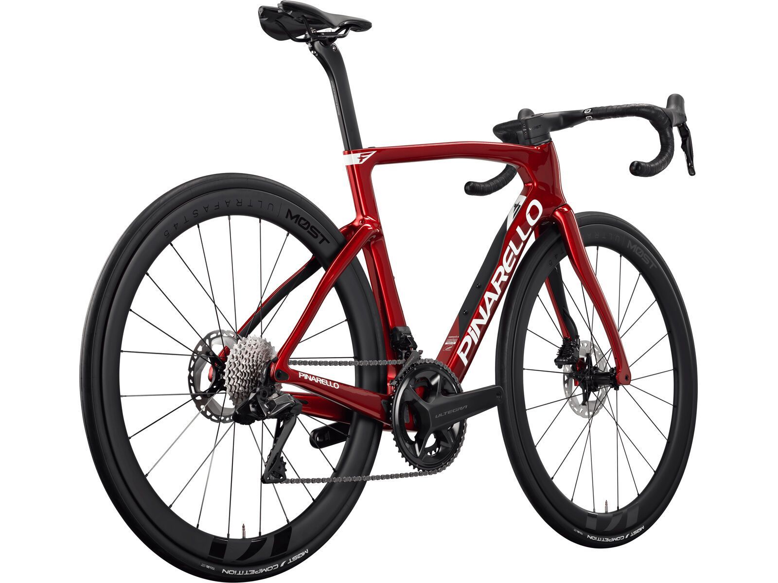 Pinarello F7 Ultegra Di2 2x12 / MOST Ultrafast 45, starry red shiny - Bild 2