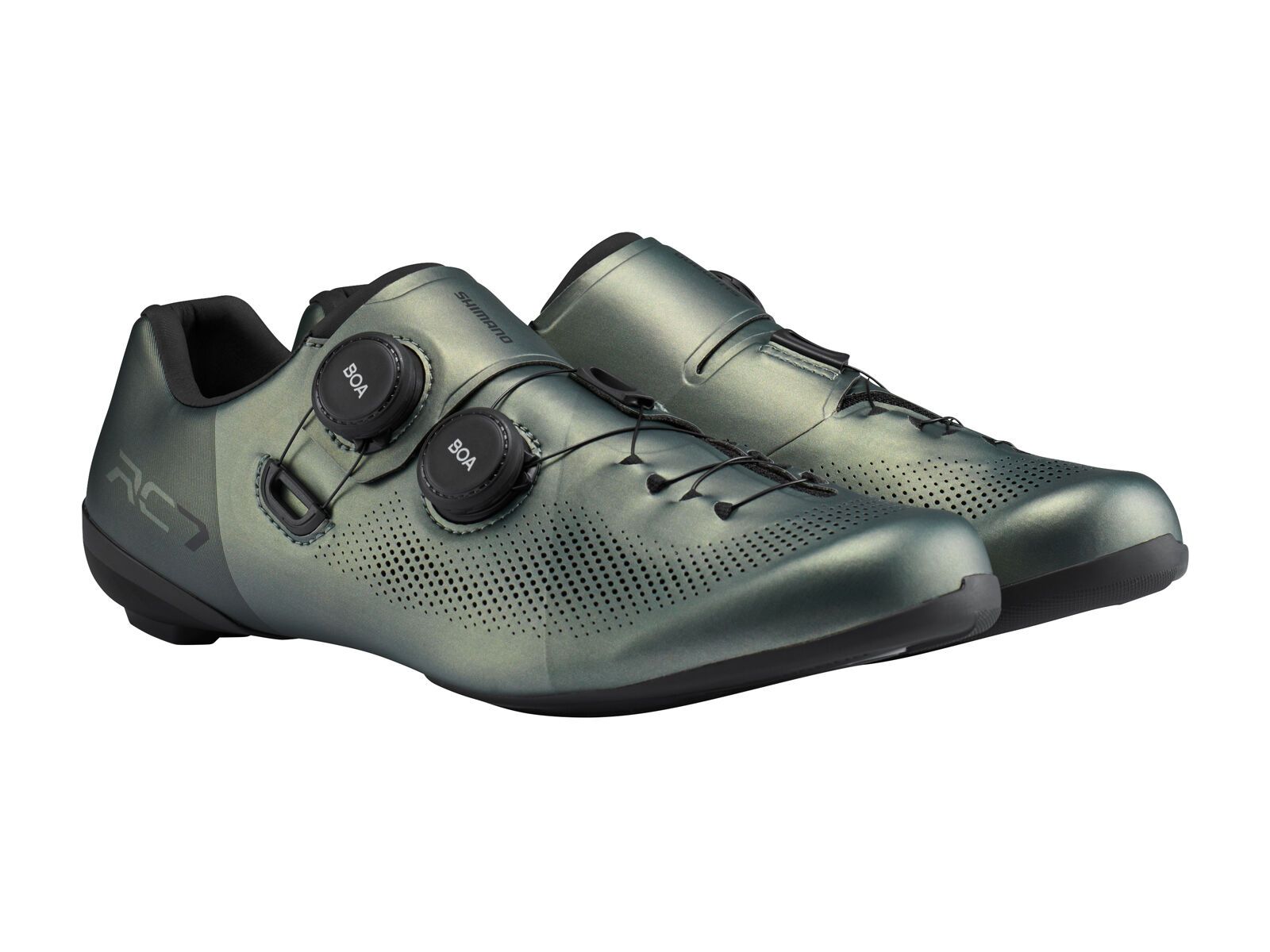 Shimano SH-RC703 Wide Road, sage green - Bild 1