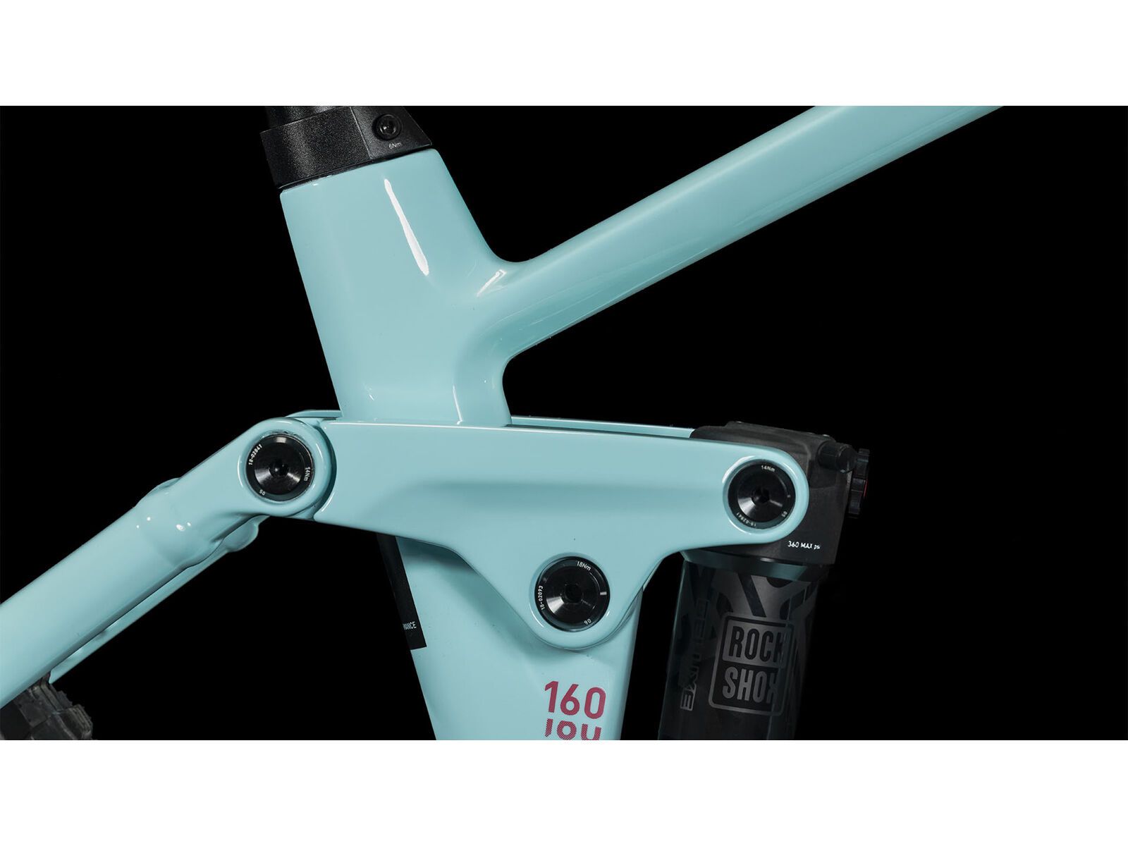 Cube Stereo Hybrid 160 HPC Race 750 27.5, iceblue´n´black - Bild 6