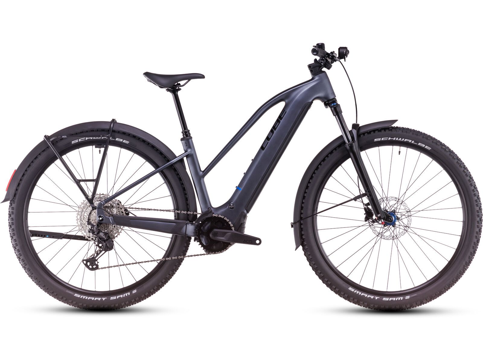 Cube Reaction Hybrid Pro 600 Allroad Trapeze 27.5, metallicgrey´n´black - Bild 1