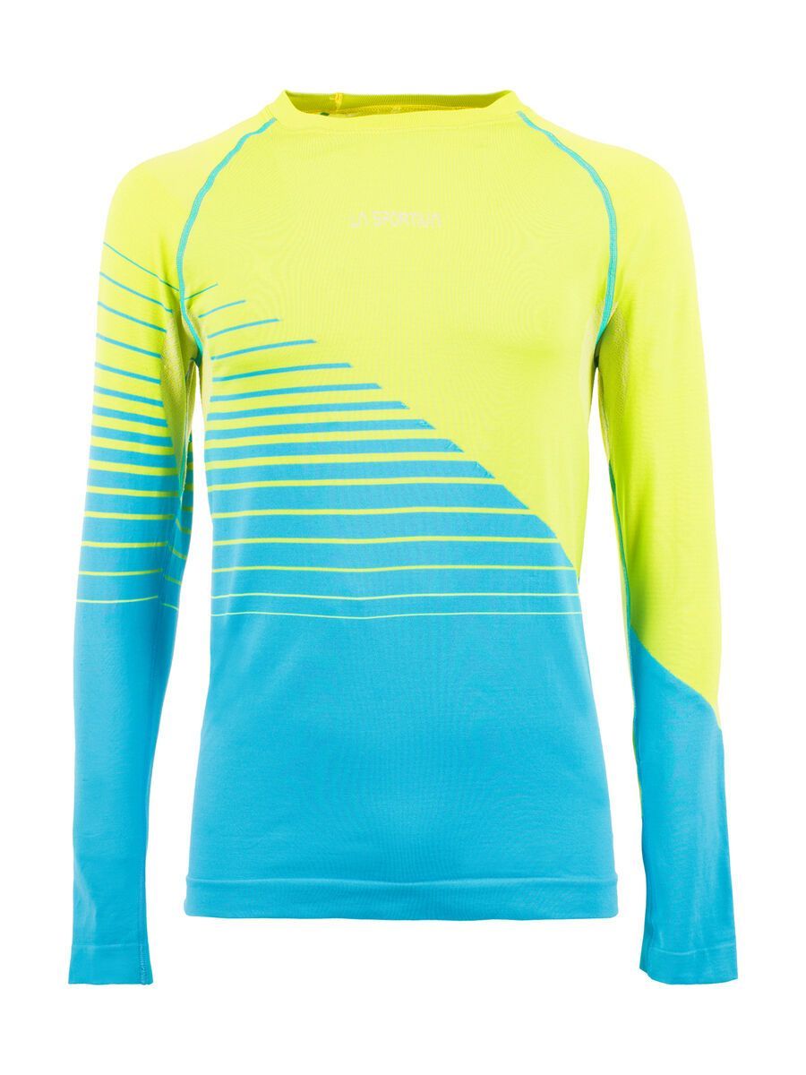 La Sportiva Artic Long Sleeve M, apple green/tropic blue - Bild 1
