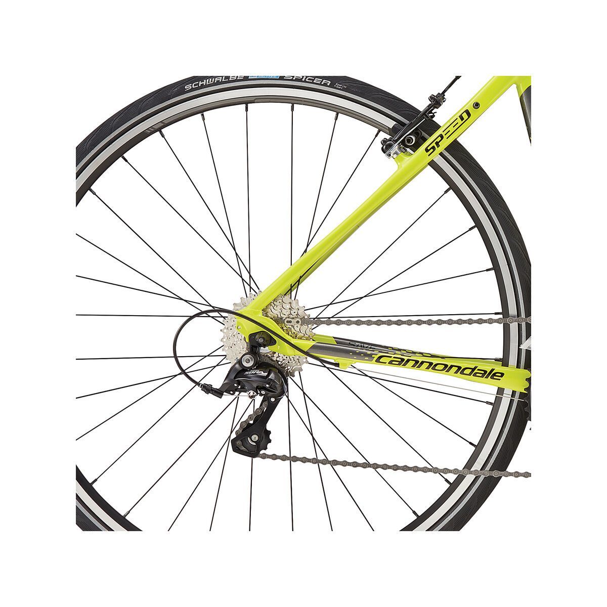 Cannondale Quick Speed 3, neon spring w/ jet black, charcoal grey, gloss - Bild 4