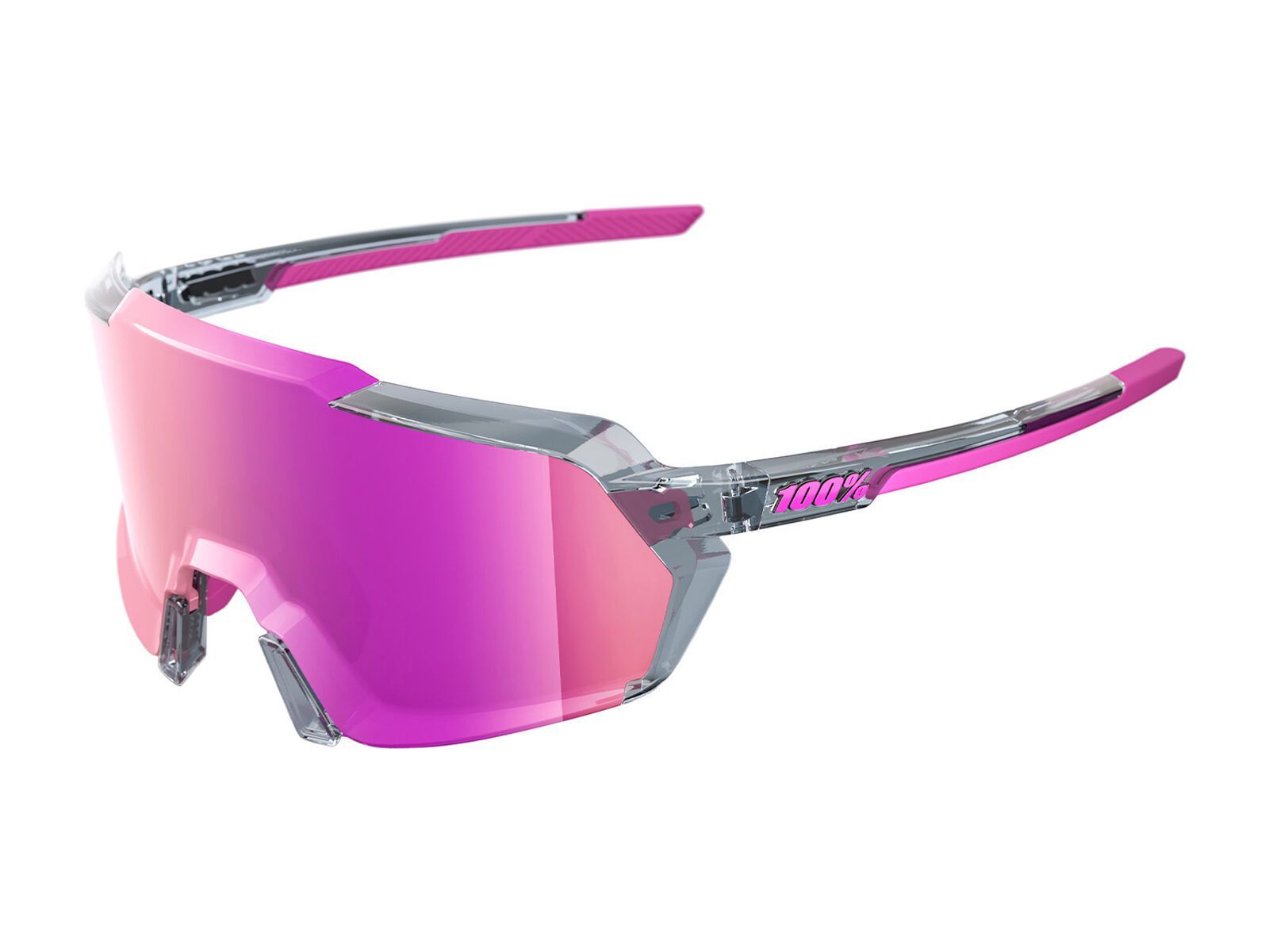 100% Korbin, Purple Multilayer Mirror / polished transl. grey - Bild 1