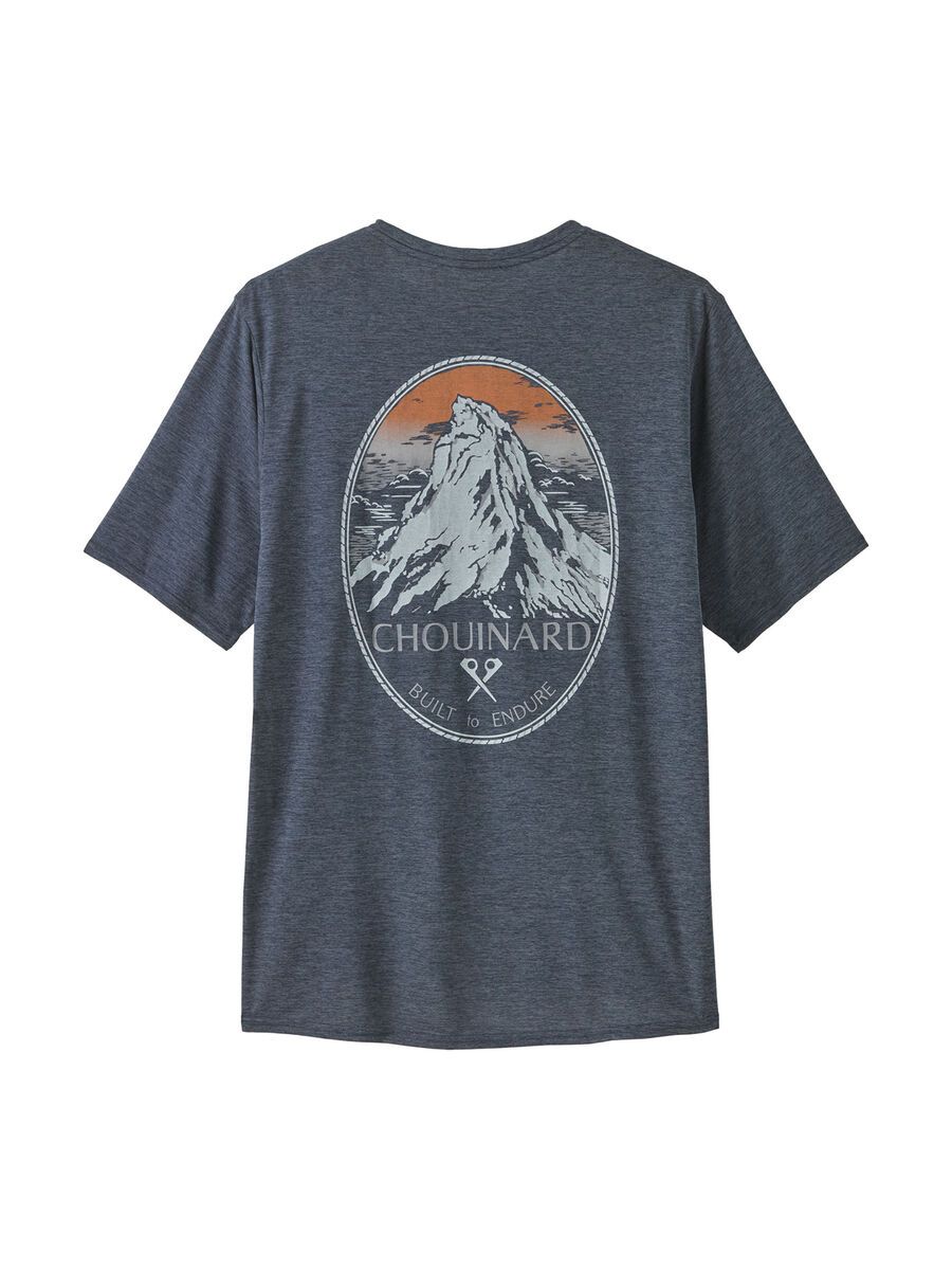 Patagonia Men's Capilene Cool Daily Graphic Shirt - Lands, smolder blue x-dye - Bild 1