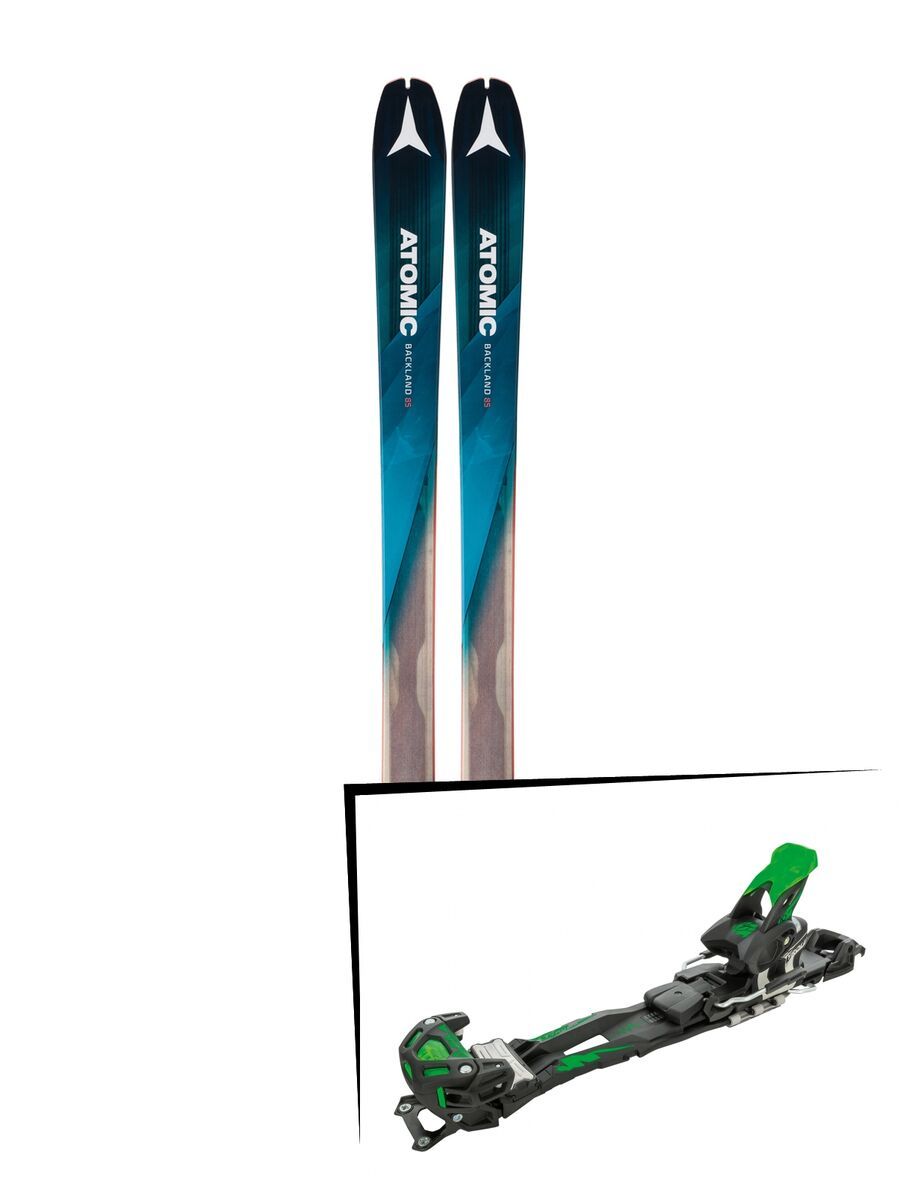 Set: Atomic Backland 85 2018 + Tyrolia Adrenalin 16 solid black flash green - Bild 1