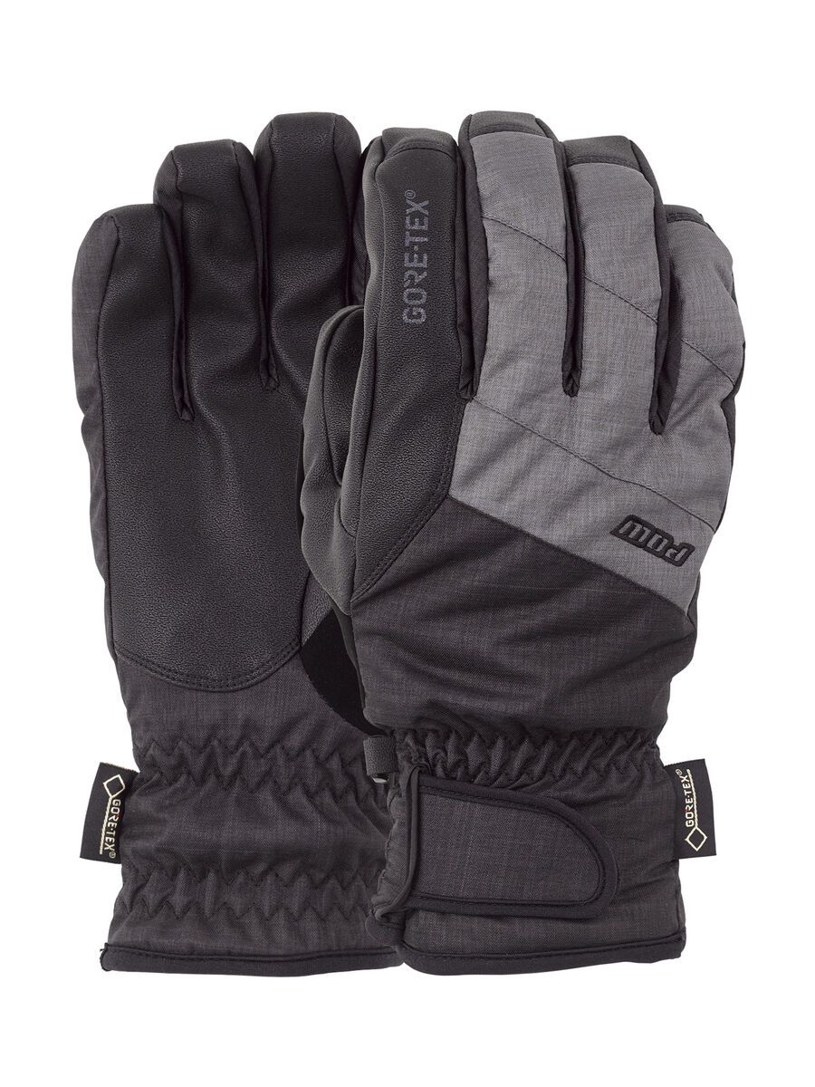 POW Gloves Warner Gore-Tex Short Glove, charcoal - Bild 1