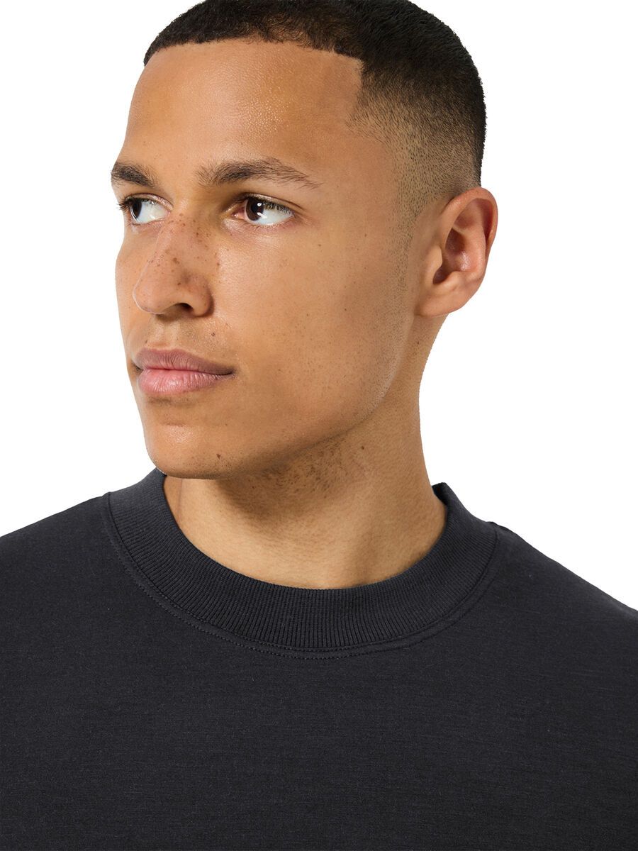 super.natural Casual Rib Bio J LS Herren, jet black - Bild 7