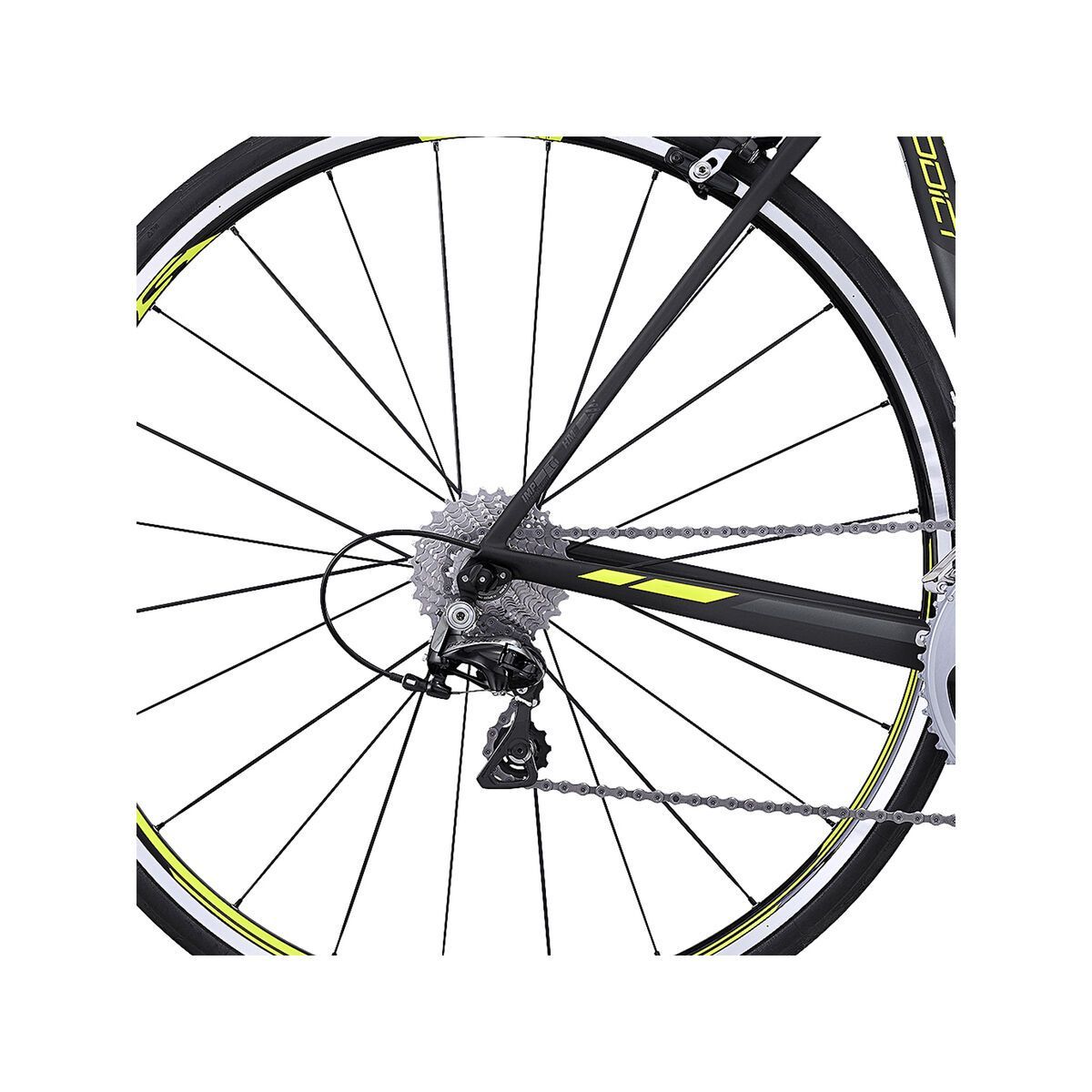 Scott Addict 10, black/anthracite/yellow - Bild 5
