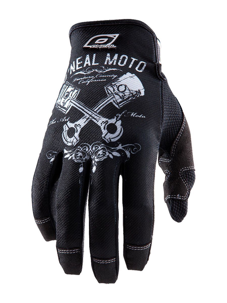 ONeal Jump Gloves Pistons, black/white - Bild 1