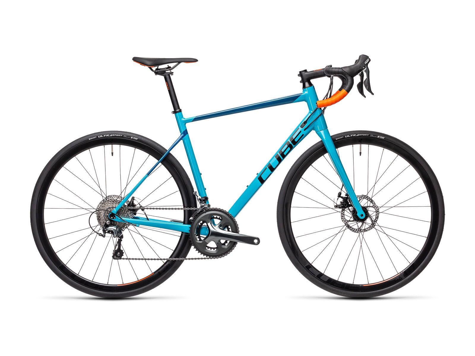 Cube Attain Race, petrol´n´orange - Bild 1