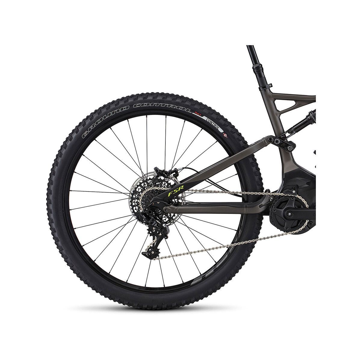 Specialized Turbo Levo FSR Short Travel Comp 29, gloss/satin charcoal/hyper green - Bild 4