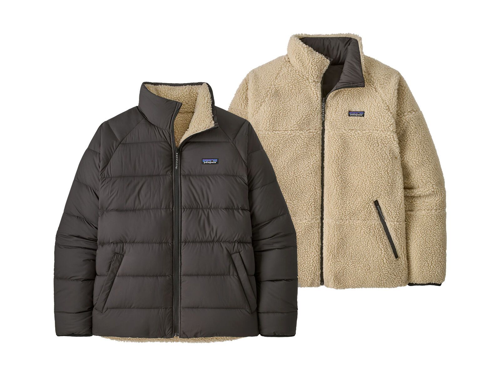 Patagonia Men's Reversible Silent Down Jacket, black - Bild 1