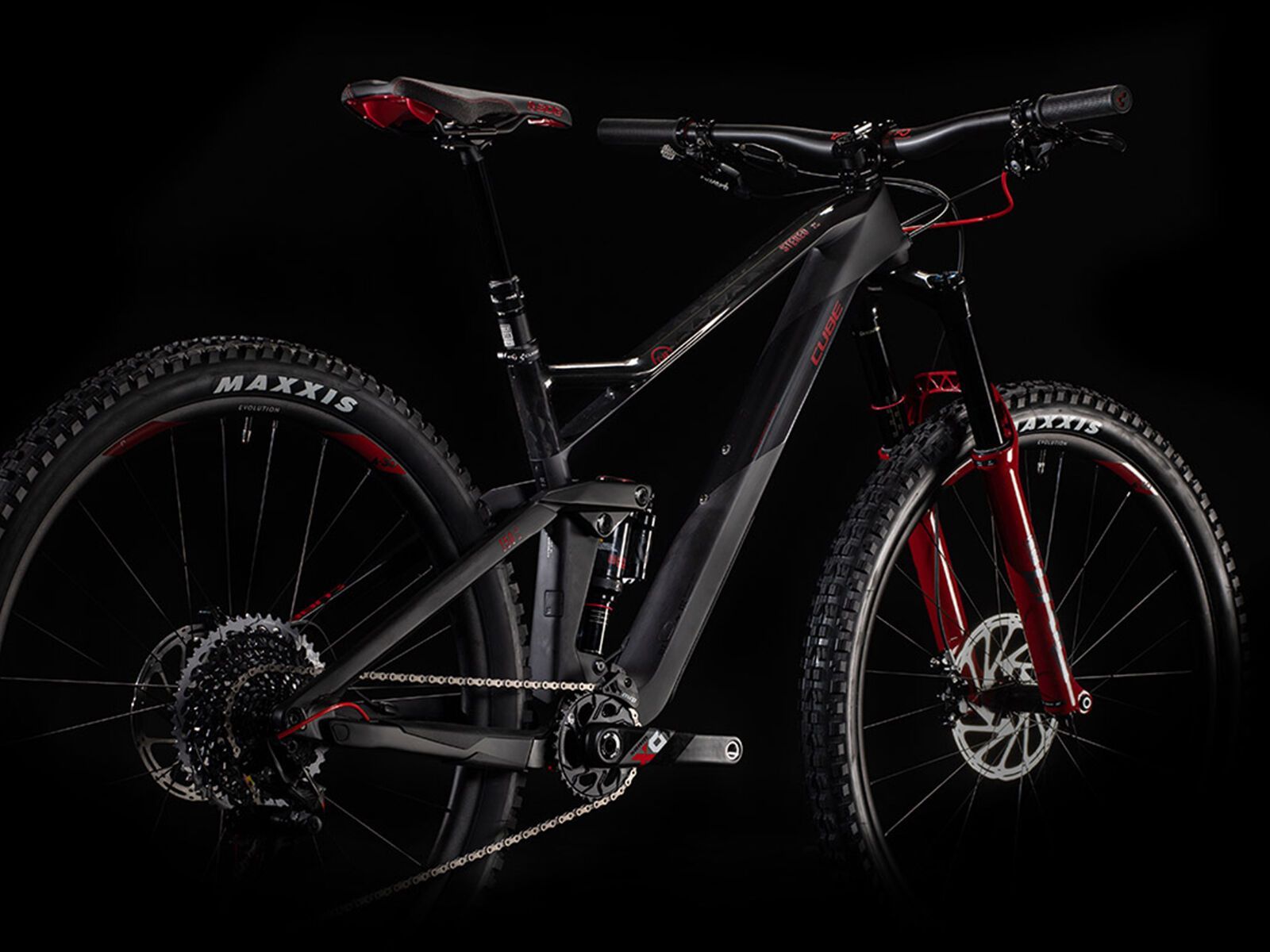 Cube Stereo 150 C:68 SLT 29, carbon´n´red - Bild 2