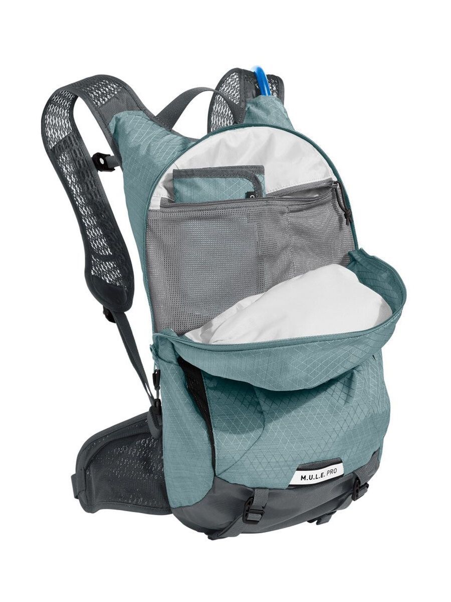 Camelbak Damen M.U.L.E. Pro Trinkrucksack 14 L + 3 L Reservoir, mineral blue/charcoal - Bild 10