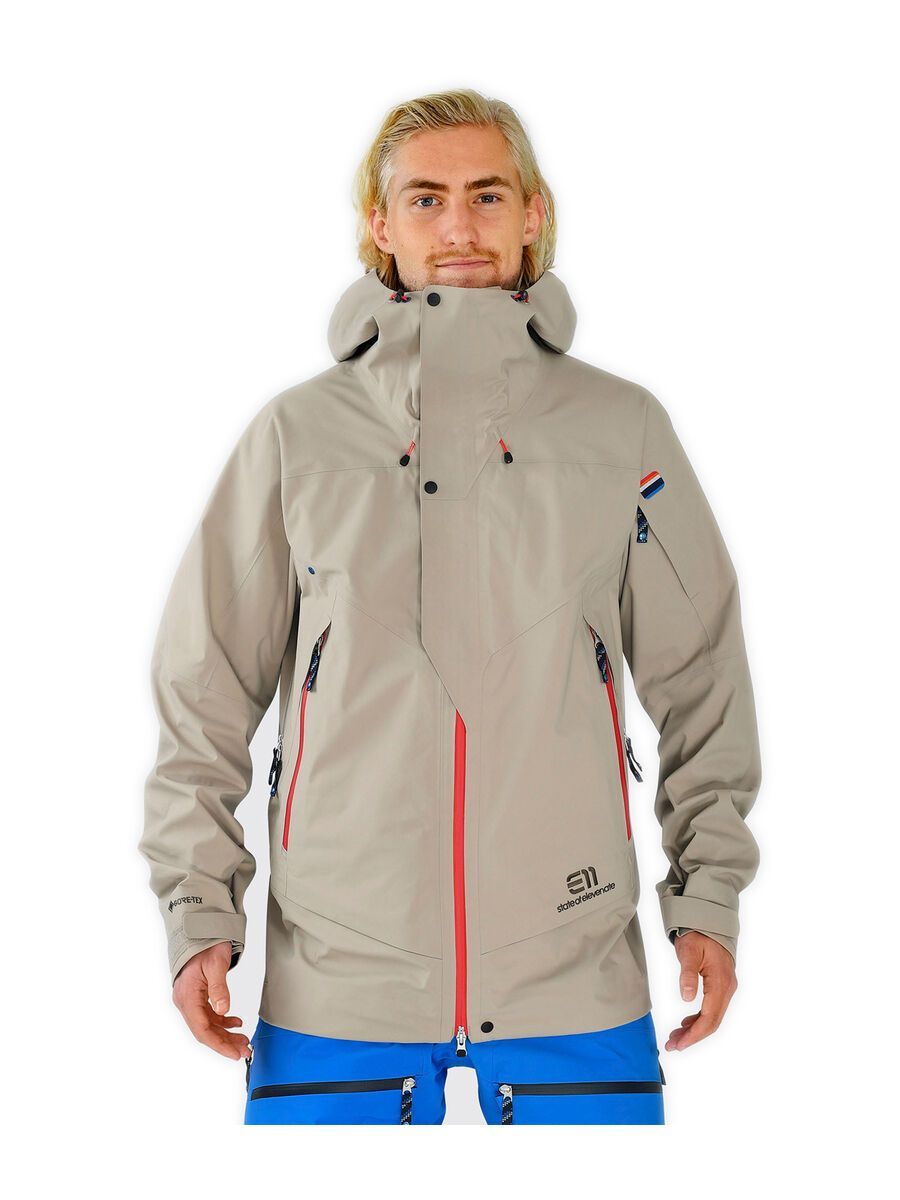 Elevenate Men's Pure Jacket, vintage khaki - Bild 2