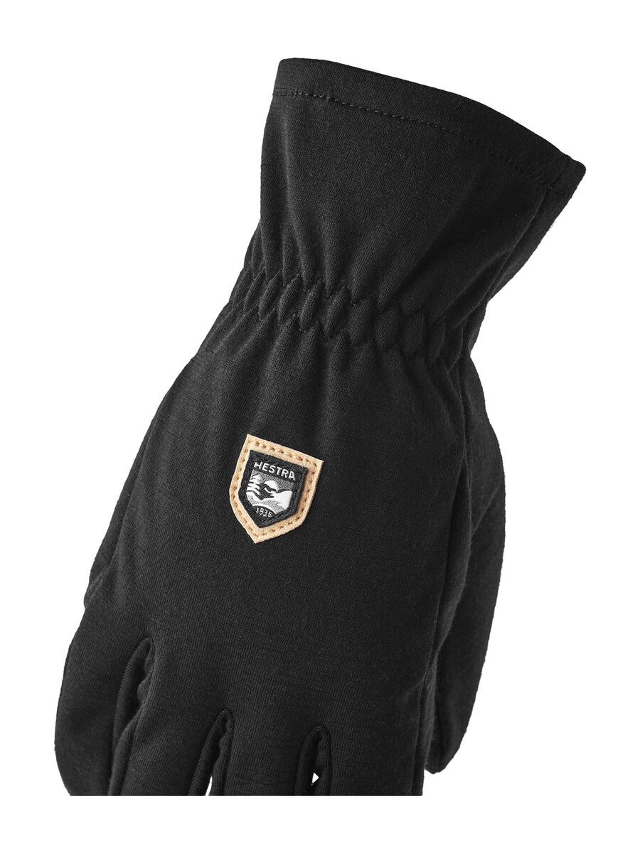 Hestra Windwool Merino Liner 5 Finger, black - Bild 4