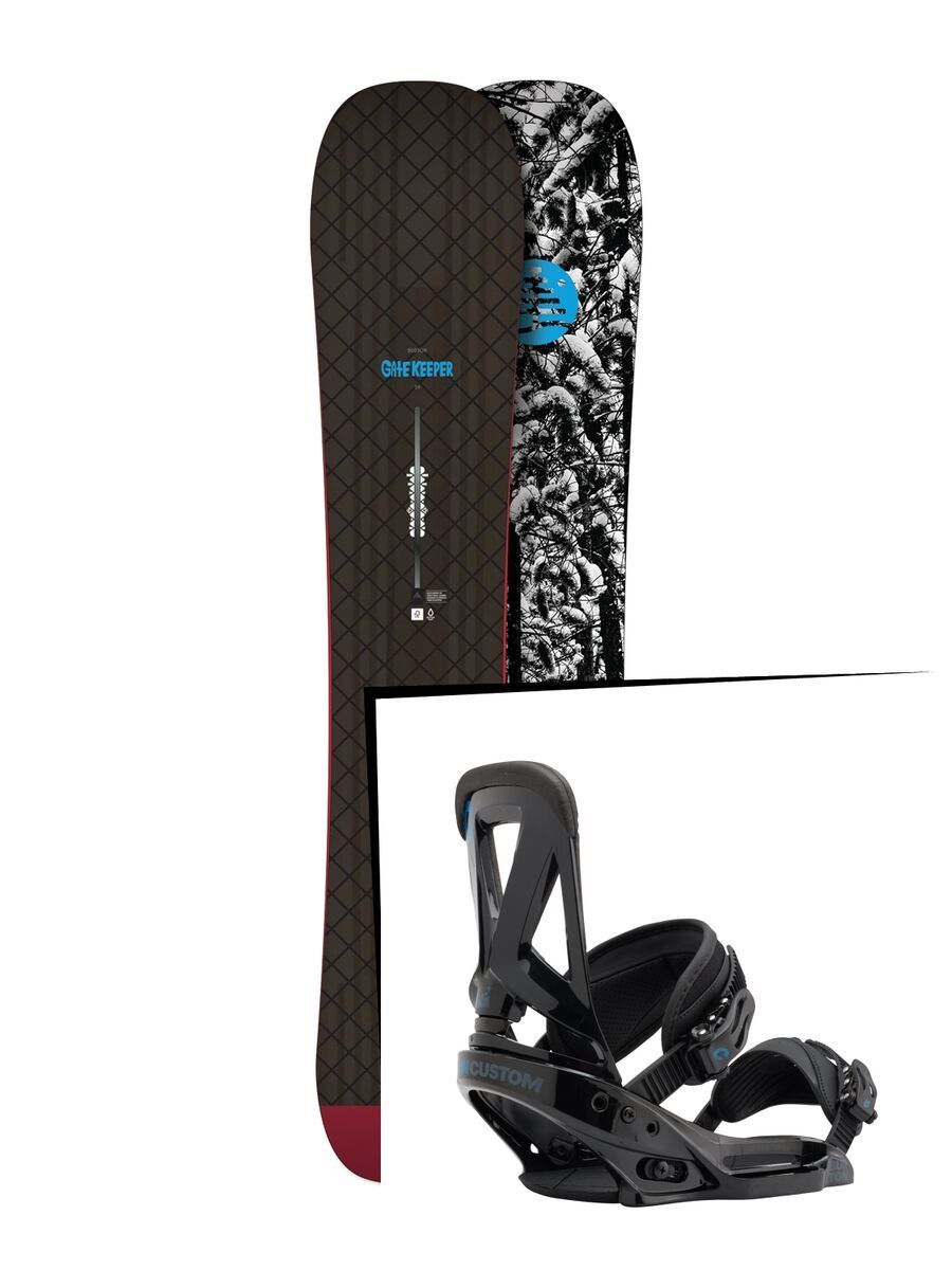 Set: Burton Gate Keeper 2017 +  Custom EST (1712748S) - Bild 1