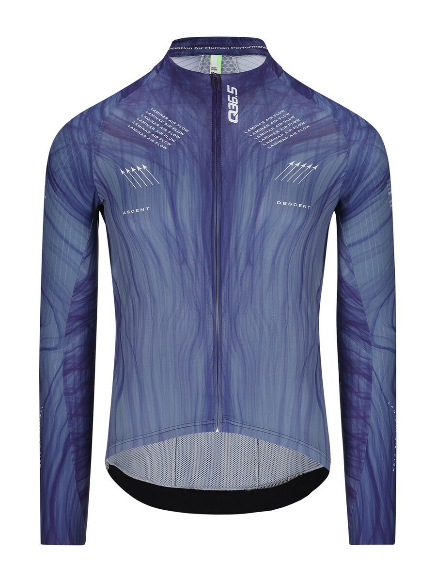 Q36.5 Gregarius Hybrid Light Aeroflow Long Sleeve Jersey, navy blue - Bild 1