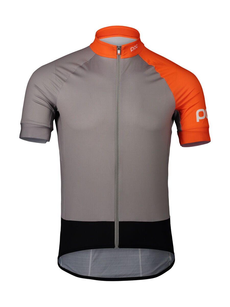 POC Essential Road Jersey, granite grey/zink orange - Bild 1