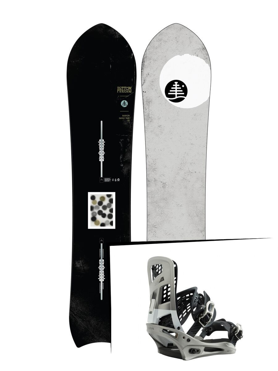 Set: Burton Family Tree Bottom Feeder 2019 + Burton Genesis super silver - Bild 1