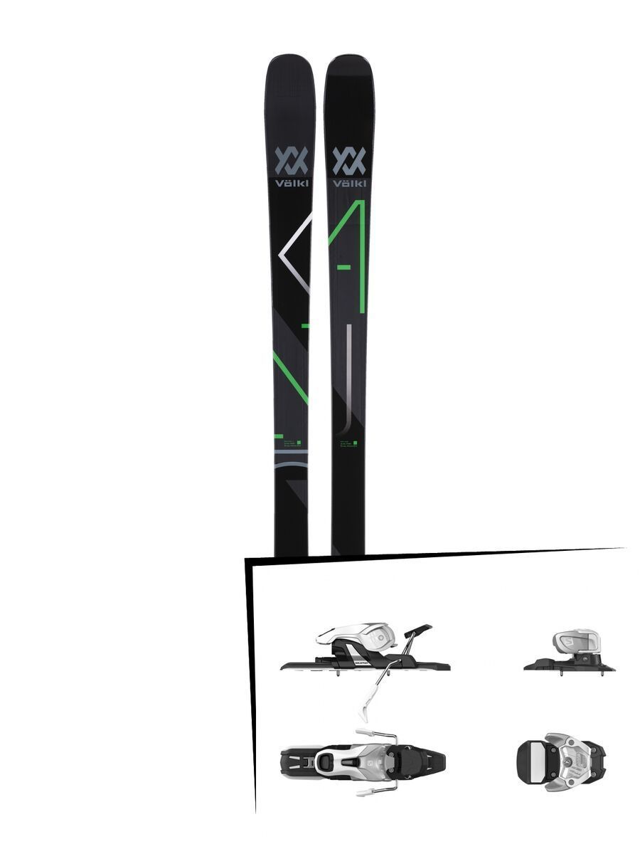Set: Völkl Kanjo 2018 + Salomon Warden 11 silver/white - Bild 1