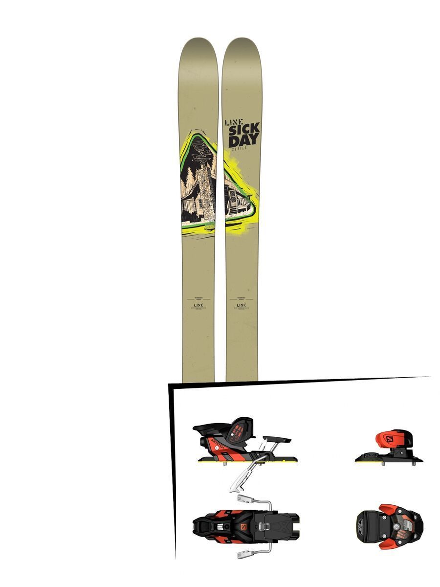 Line Set: Sick Day 110 2016 + Salomon Warden MNC 13 - Bild 1