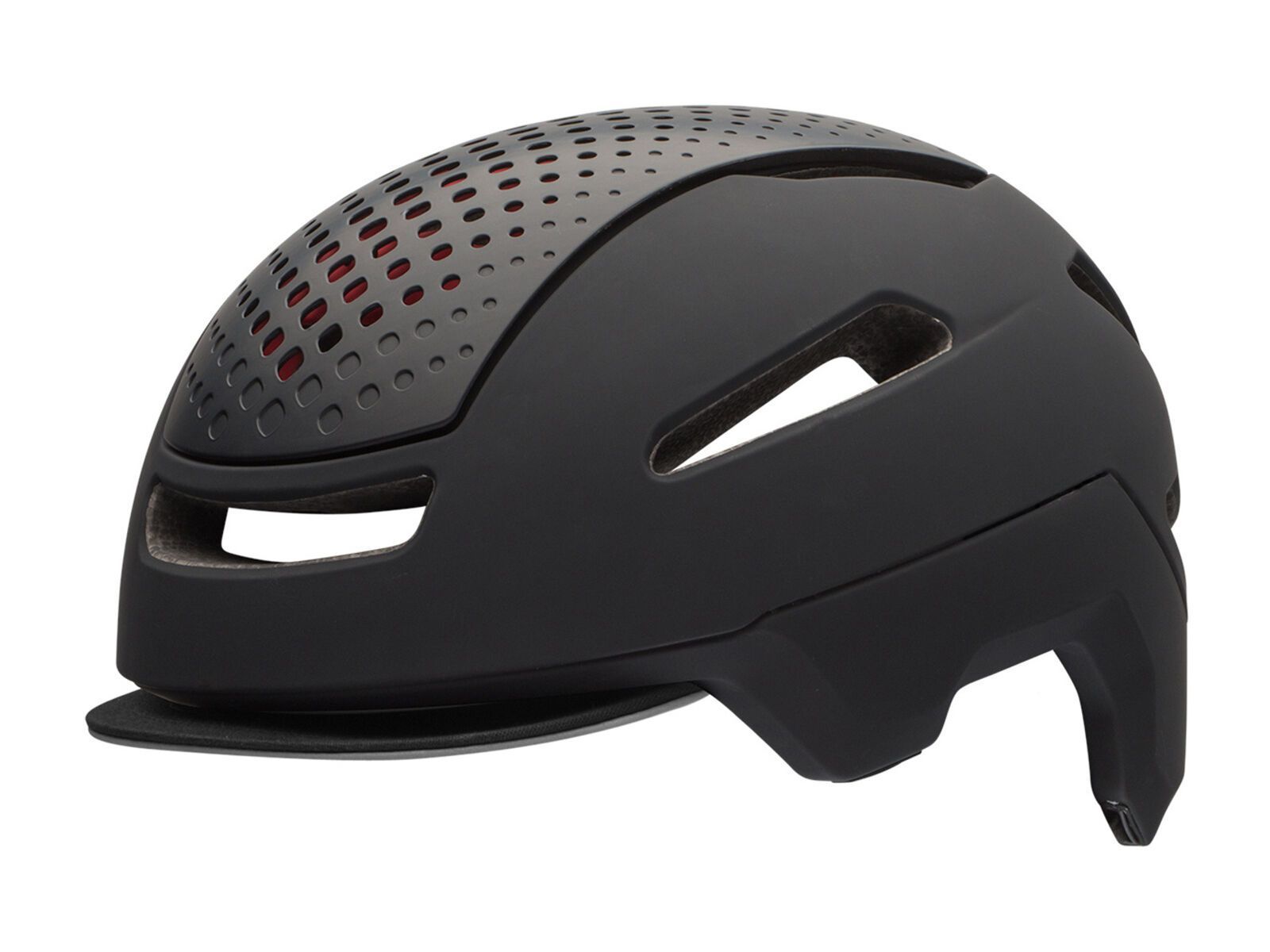 Bell Hub, matte black/red - Bild 1