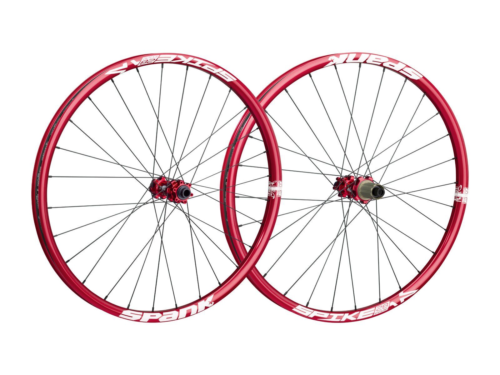 Spank Spike Race 28 Enduro Wheelset 27.5, red - Bild 1